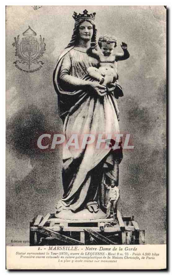 CPA Marseille Notre Dame de la Garde 