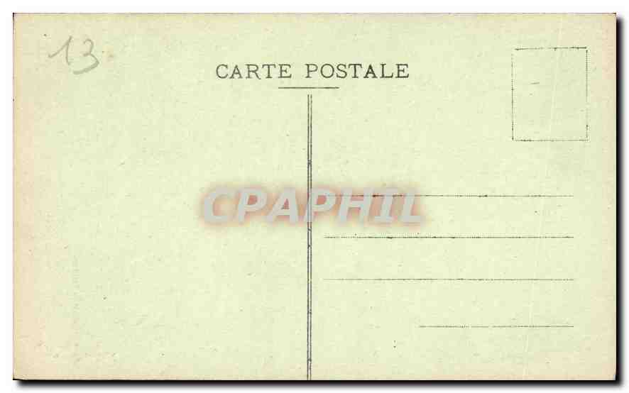 CPA Marseille Notre Dame de la Garde  — Rückseite