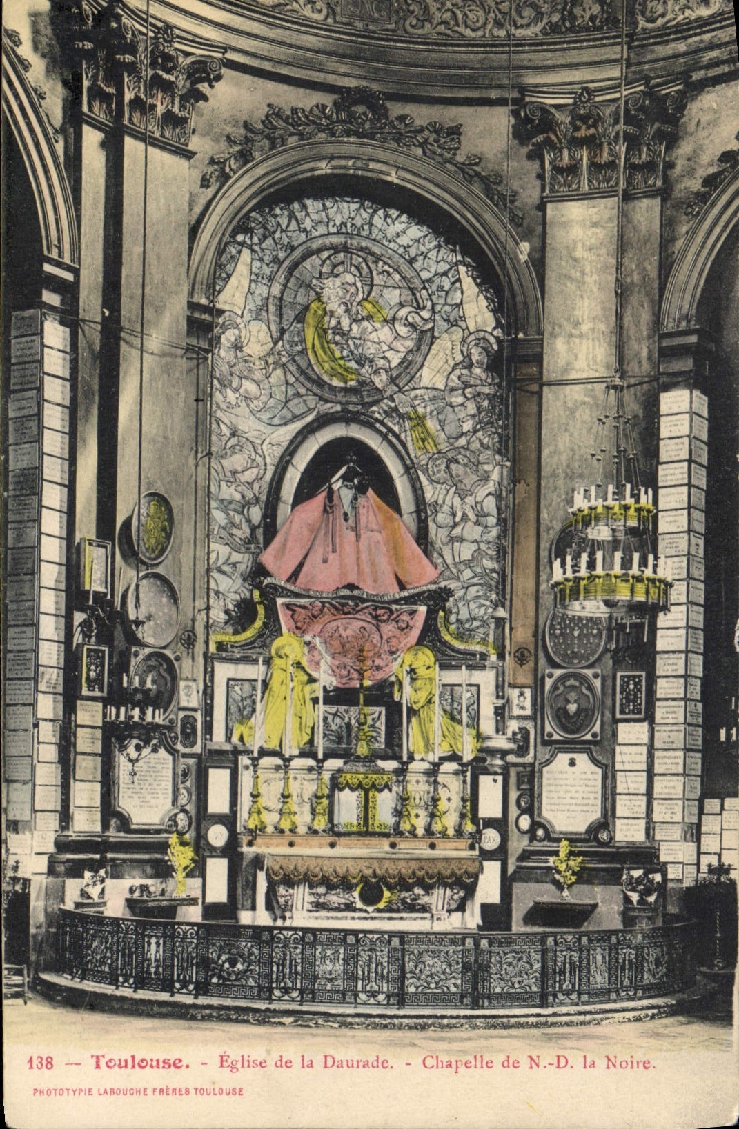 Église de la Daurade — Chapelle de N.-D. la Noire — Phototypie Labouche Frères Toulouse