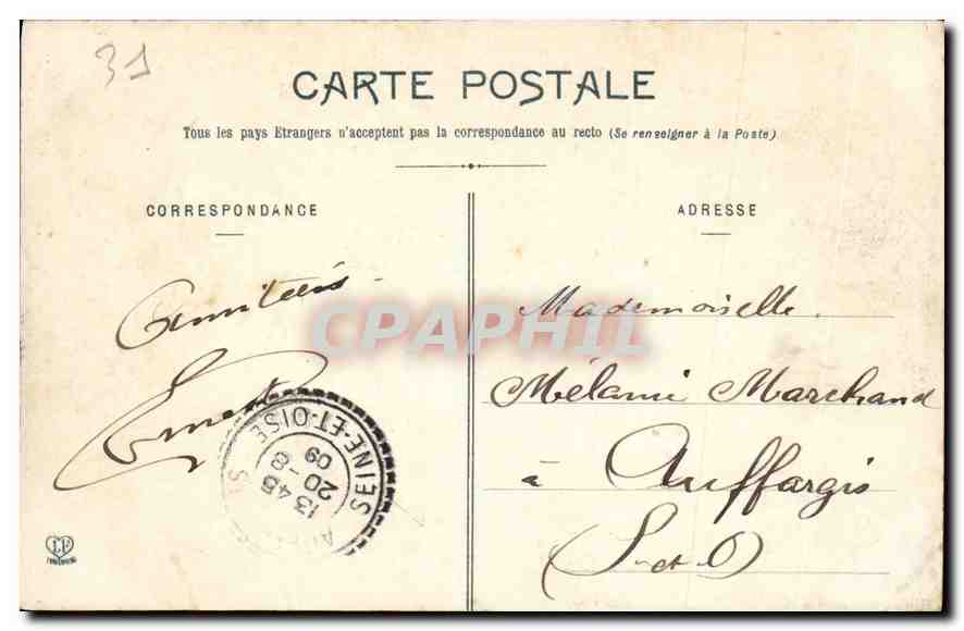 Toulouse - Vue Générale — Éditeur R. Félicque, n°6 — Verso