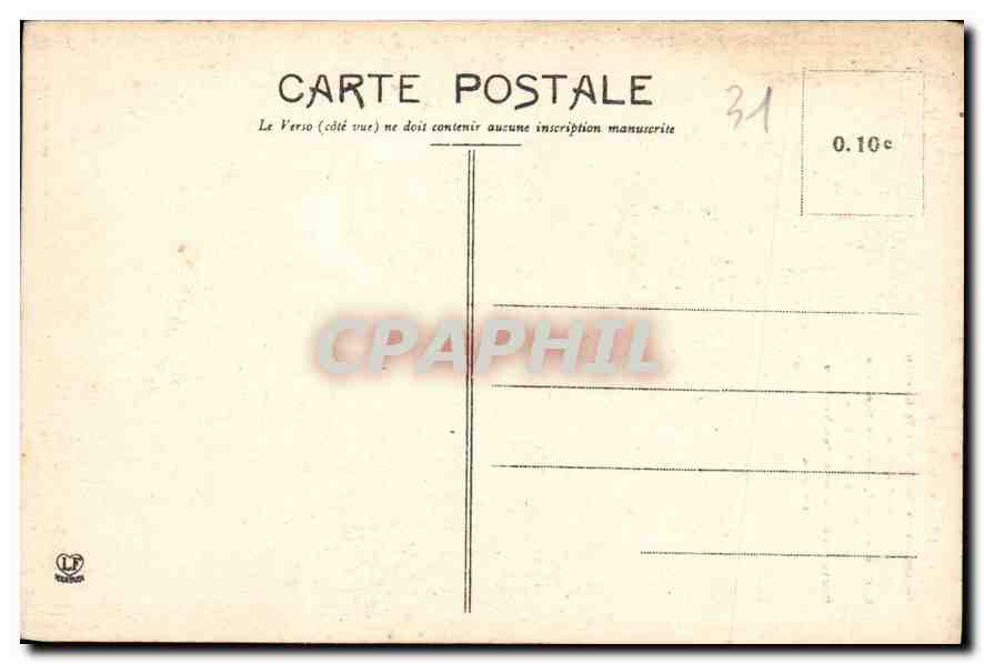 Toulouse — Abside de la Basilique Saint-Sernin — éditeur C. F. P. Toulouse, n°16 — Reverso