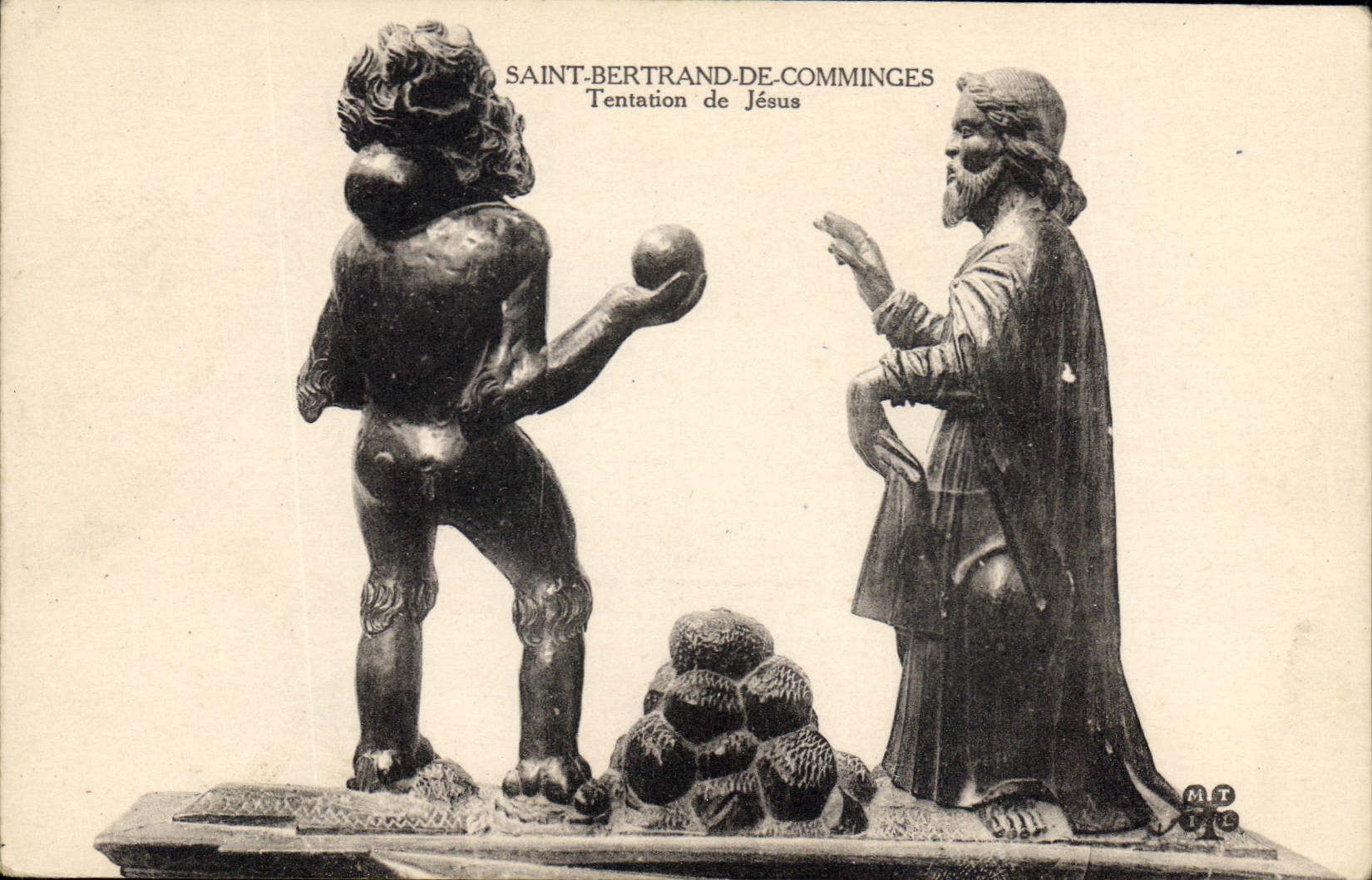 CPA Saint Bertrand de Comminges Tentation de Jesus 