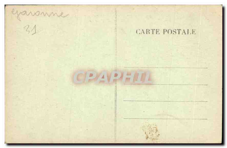 CPA Saint Bertrand de Comminges Tentation de Jesus  — Rückseite