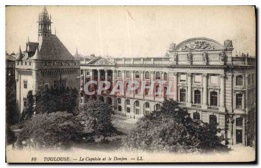CPA Toulouse Le Capitole et le Donjon 