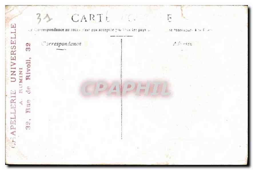 CPA Toulouse Le Capitole  — Rückseite