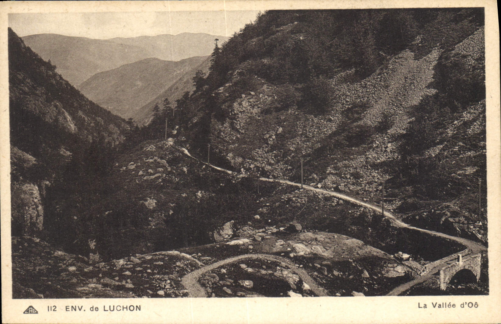 La Vallée d'O6 — Env. de Luchon — Éditeur CPAPhil