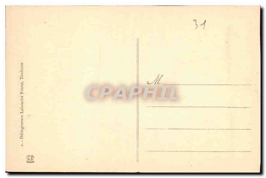 CPA Luchon L'etablissement thermal  — Back