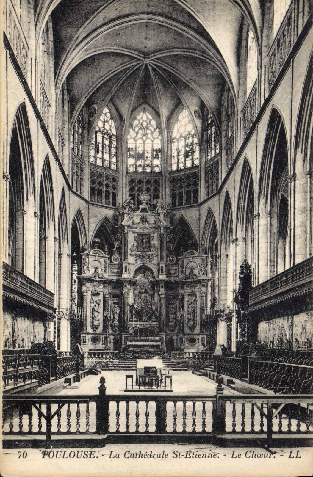 CPA Toulouse La Cathedrale St Etienne Le Choeur 