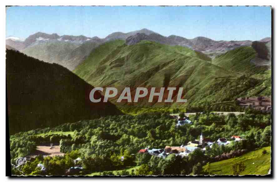 Vue générale sur le village — Les Agudes — éditeur : Les Agudes, Pyrénées Centrales, tourisme