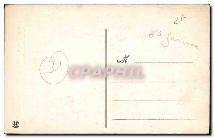 CPA Toulouse Hotel de Bernuy College des Jesuites Lycee depuis 1805  — Verso