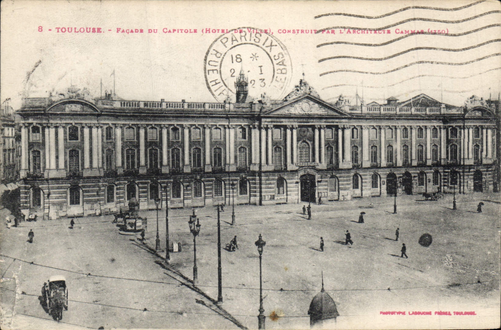 CPA Toulouse Facade du Capitole Hotel de Ville 