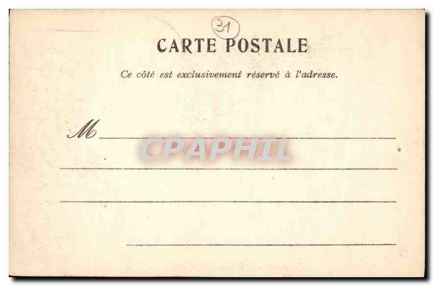 Toulouse — Grand Cloître du Musée — Édition des Galeries Parisiennes — Rückseite