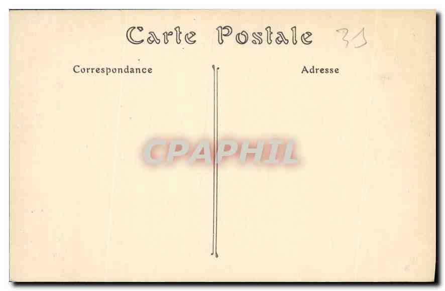 CPA Toulouse Hotel de Pierre Une porte deail — Verso