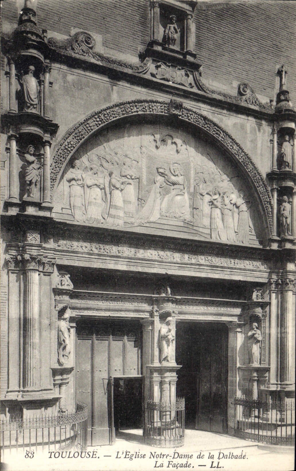 CPA Toulouse L'Eglise Notre Dame de la Dalbade la Facade 