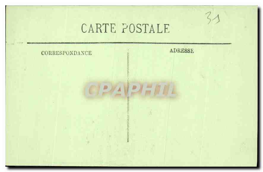 CPA Toulouse L'Eglise Notre Dame de la Dalbade la Facade  — Verso