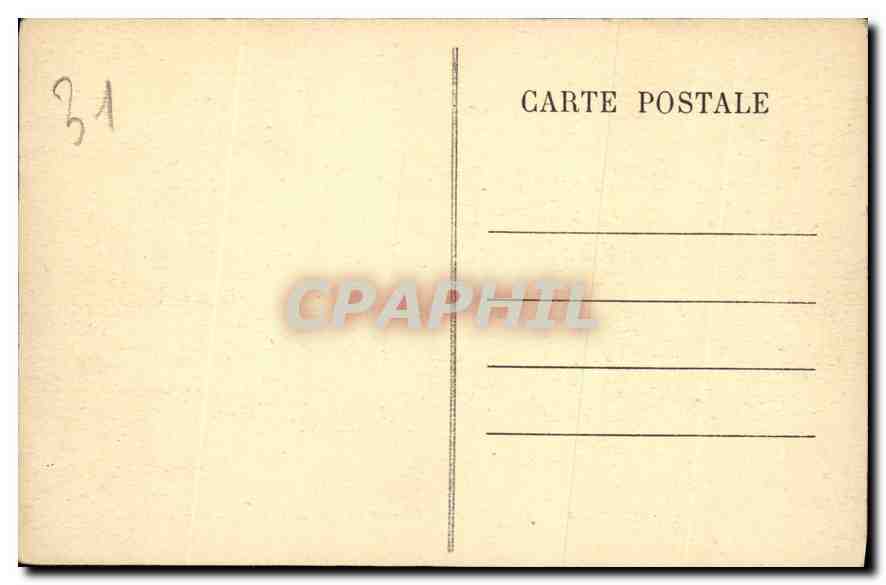 CPA Le Moutier St Bertrand de Comminges Hte Garonne Terrasse du Jardin  — Rückseite
