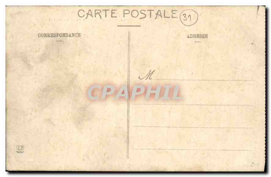 CPA Les Pyrenees Luchon Le Parc du Casino  — Rückseite
