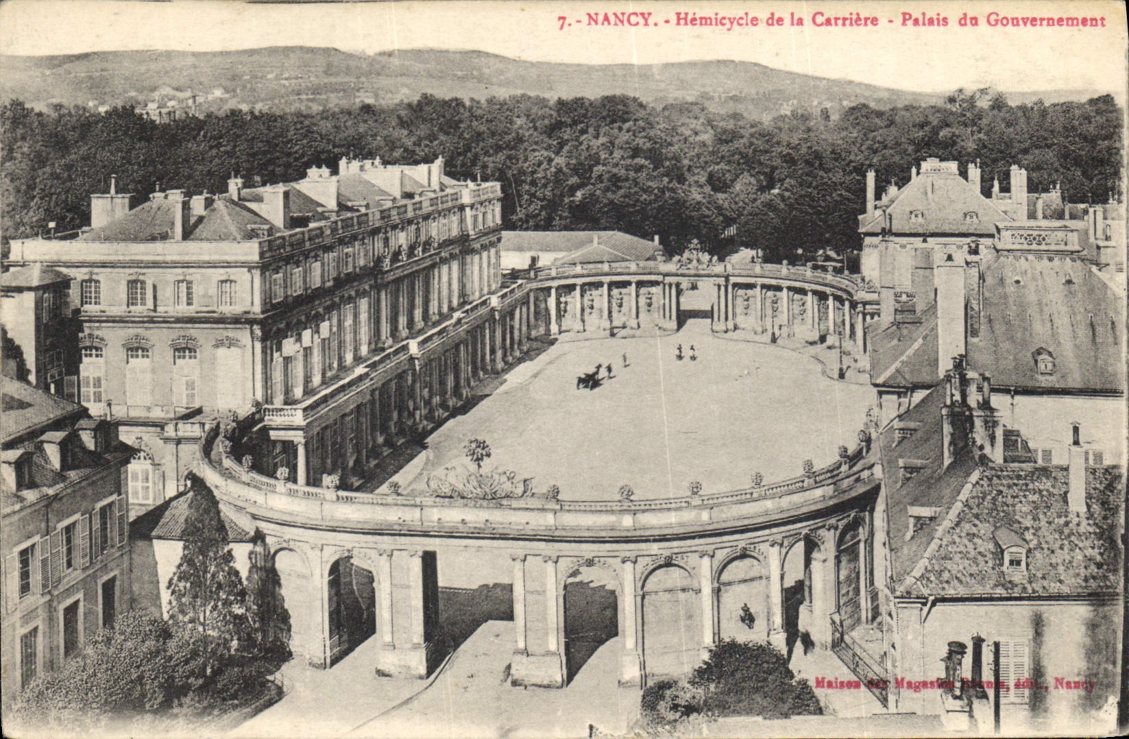 Nancy - Hémicycle de la Carrière - Palais du Gouvernement — Maison des Magasins Français, NANCY, n°7