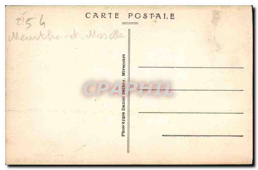 CPA Nancy Hemicycle de la Carriere  — Rückseite