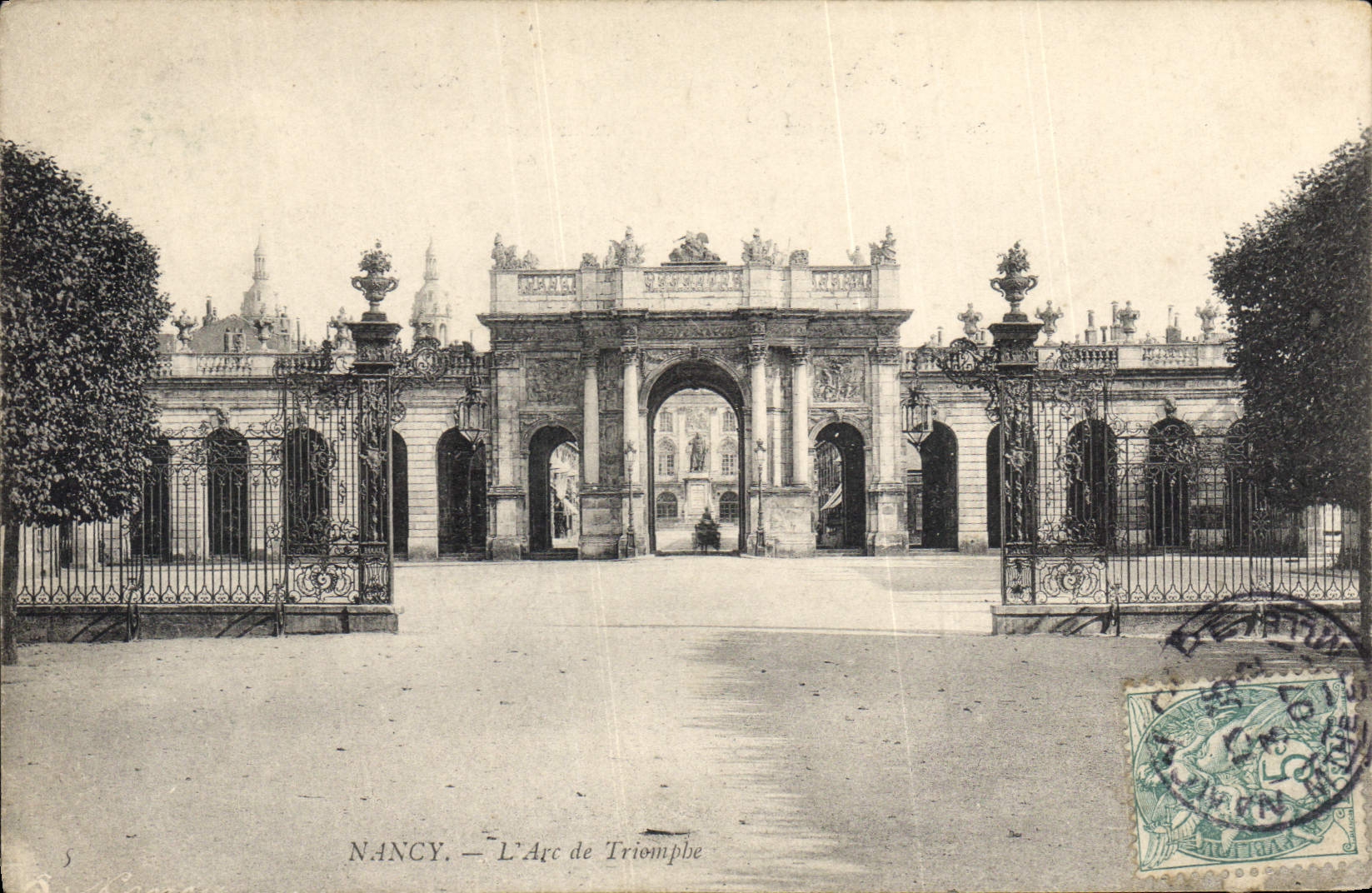 NANCY — L'Arc de Triomphe — éditeur non visible, n° de série 5