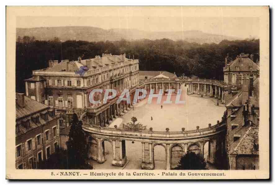 CPA Nancy Hemicycle de la Carriere Palais du Gouvernement 