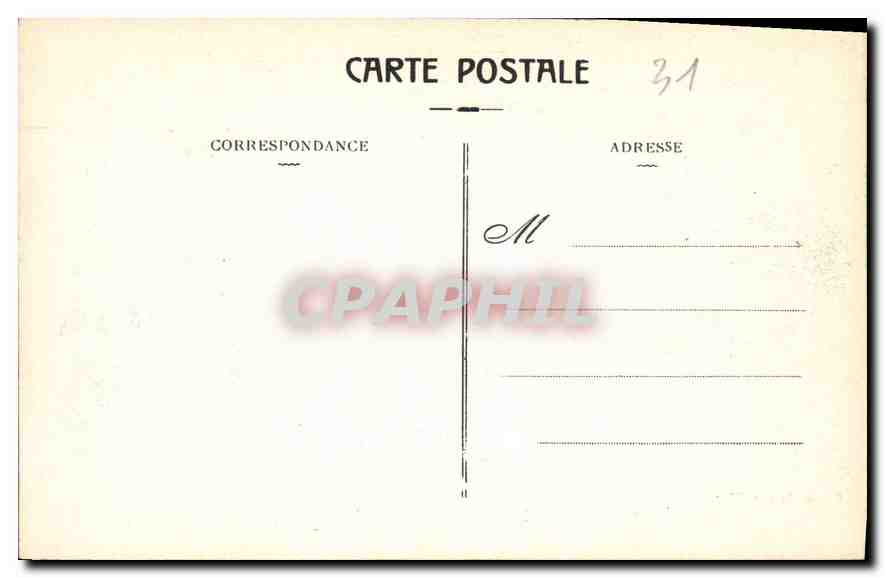 CPA Toulouse Interieur de la Cathedrale Saint Etienne  — Verso