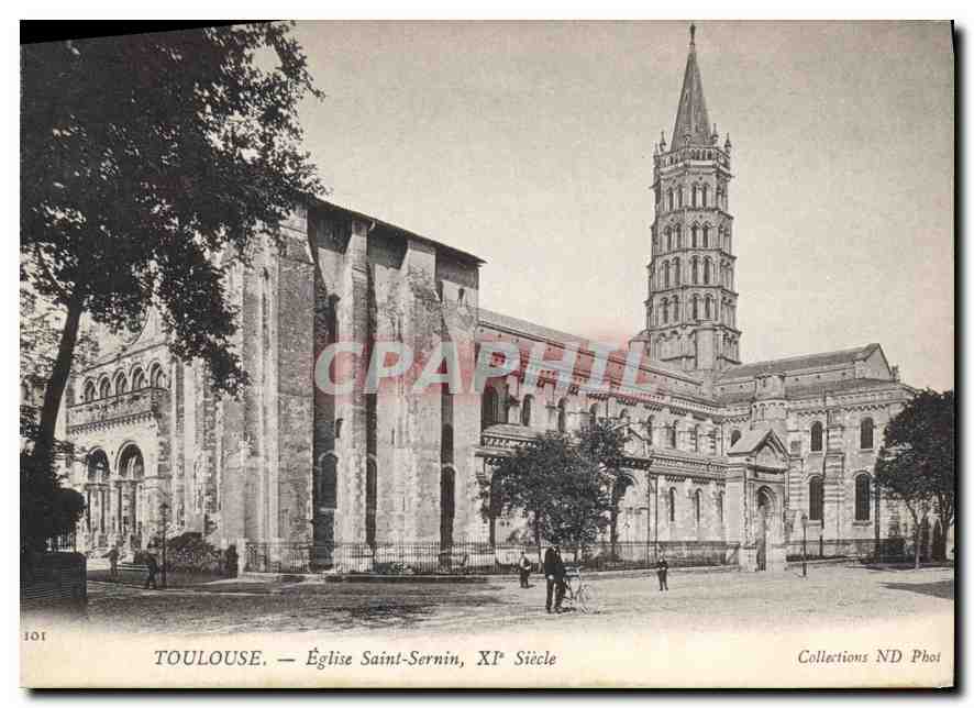 CPA Toulouse Eglise Saint Sernin 