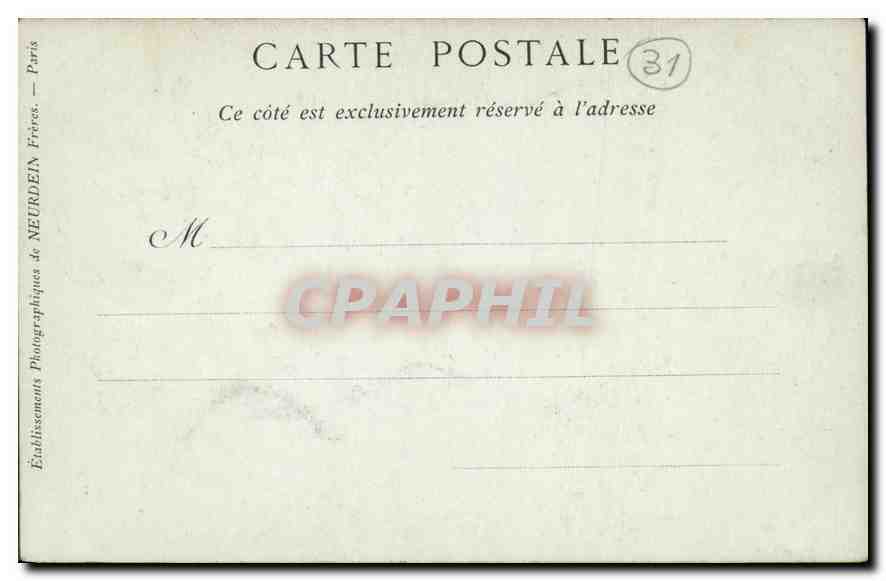 CPA Toulouse Le Musee Salle Capitulaire  — Rückseite