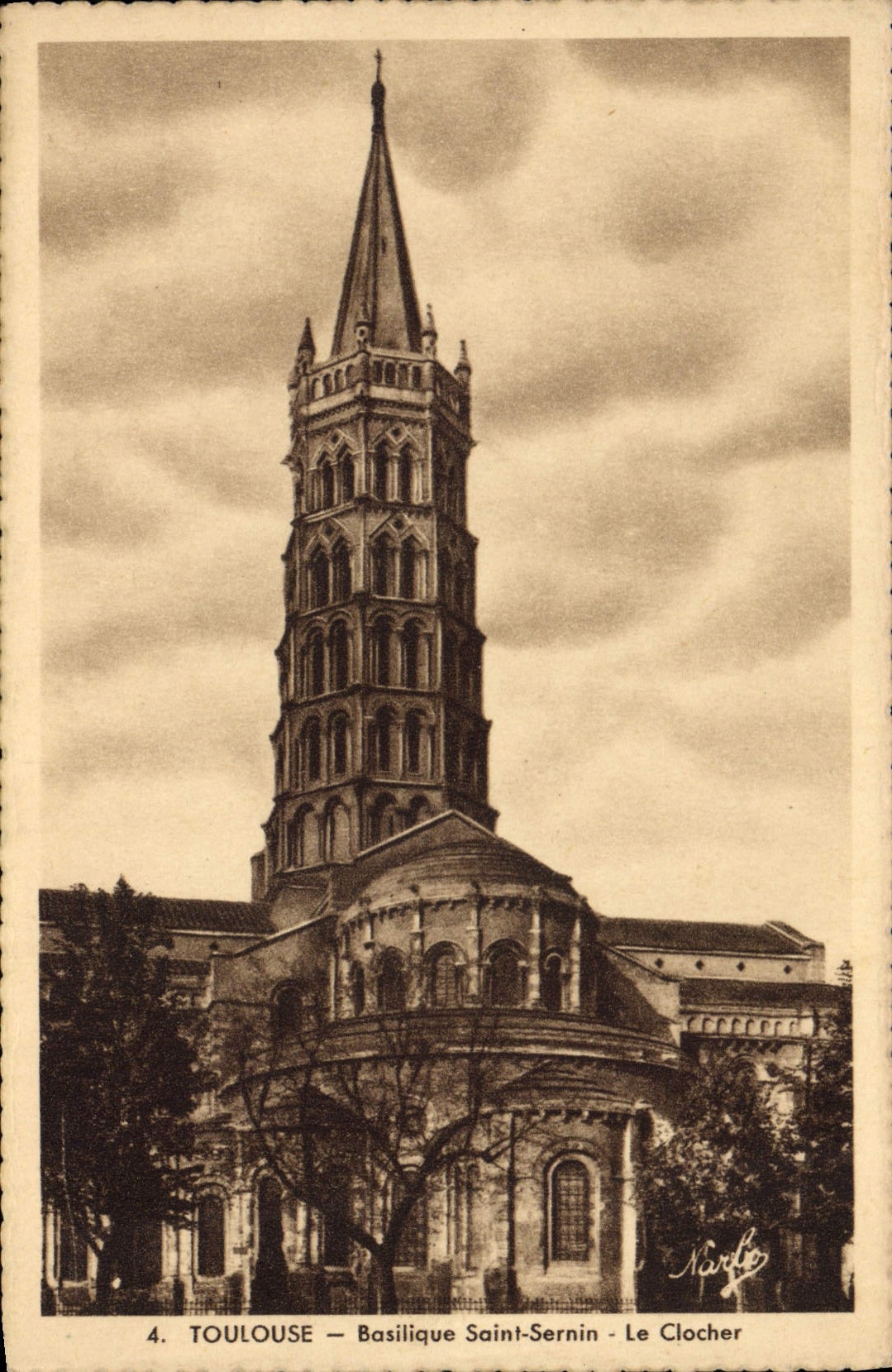 Toulouse — Basilique Saint-Sernin — Le Clocher