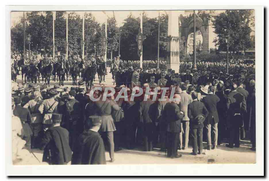 Militärische Zeremonie in Paris — Place de la Concorde — Verleger CPAPHIL