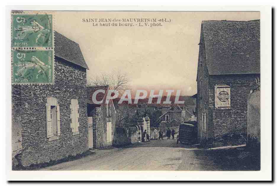 SAiNT JEAn des MAuVReTS le haut du bourg Animation CPA