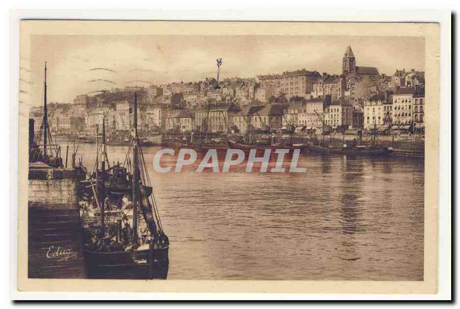 Vista del porto di Brest — editore Edug — numero di serie non visibile