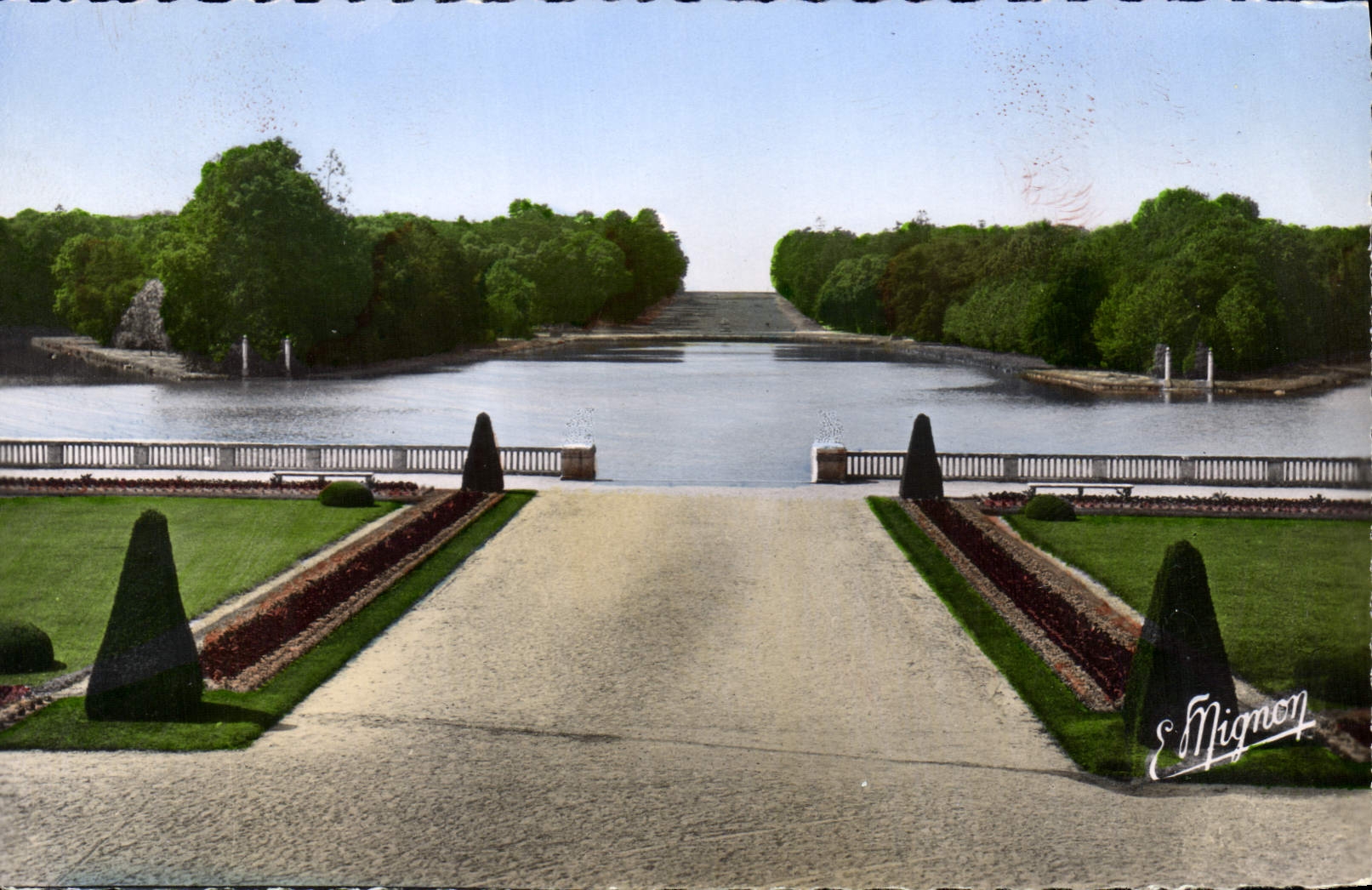 Château de Rambouillet — Les Parterres et les Cancaux — Éditions E. Mignon, n°6293