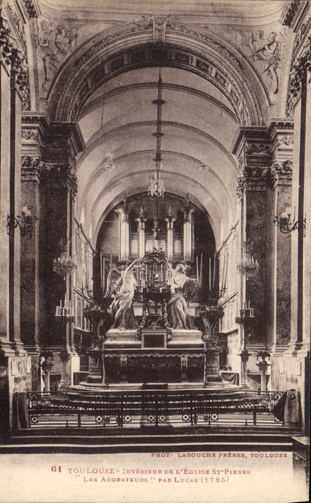 CPA Toulouse Interieur de L'Eglise St Pierre Les Adorateurs par lucas Orgue