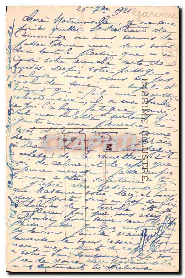 CPA St Bertnard de Comminges Le Cloitre  — Rückseite