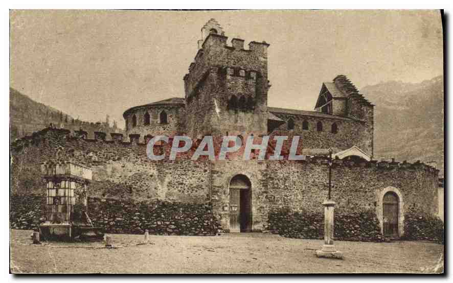 Château fort — vue générale — Réliégravure Labonche Frères, Toulouse, n°10 - Anverso