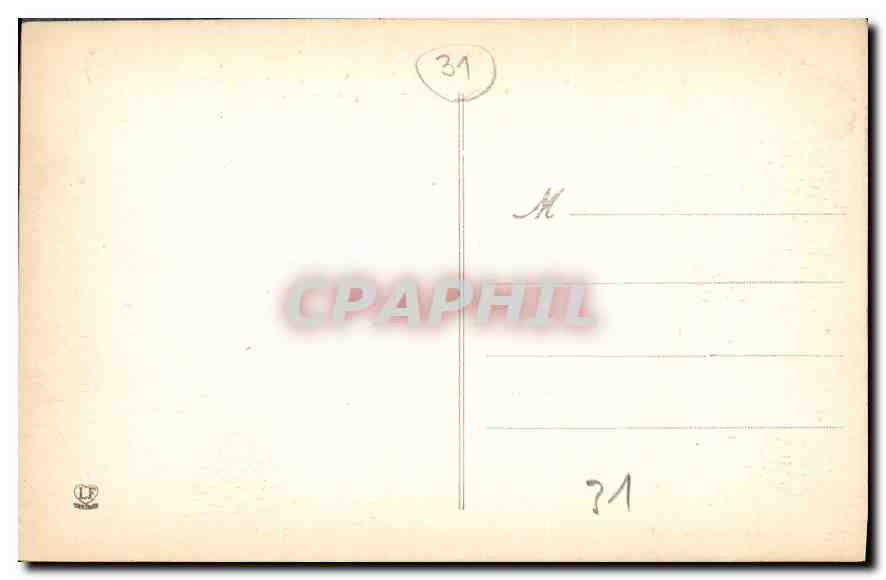 CPA Luchon Hospice et Montee de Venasque  — Verso