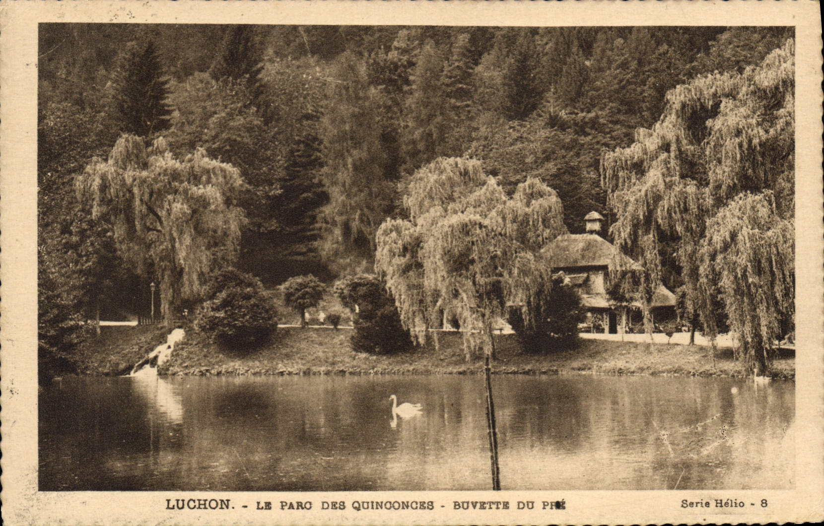 Luchon - The Quinconces Park - The Buvette du Pré - Hélios Series - 8