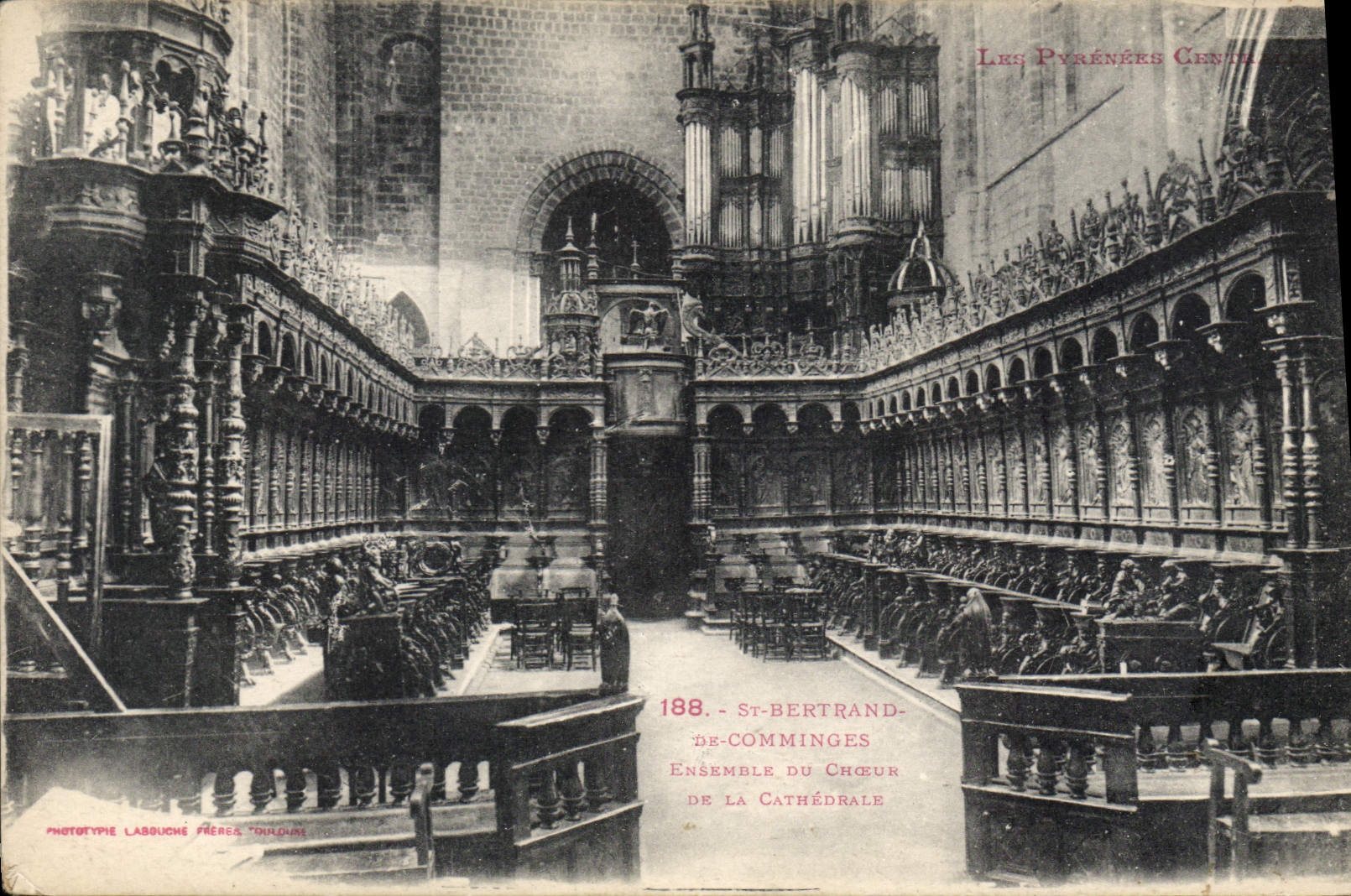 CPA St Bertnard de Comminges Ensemble du chœur de la cathedrale Orgue
