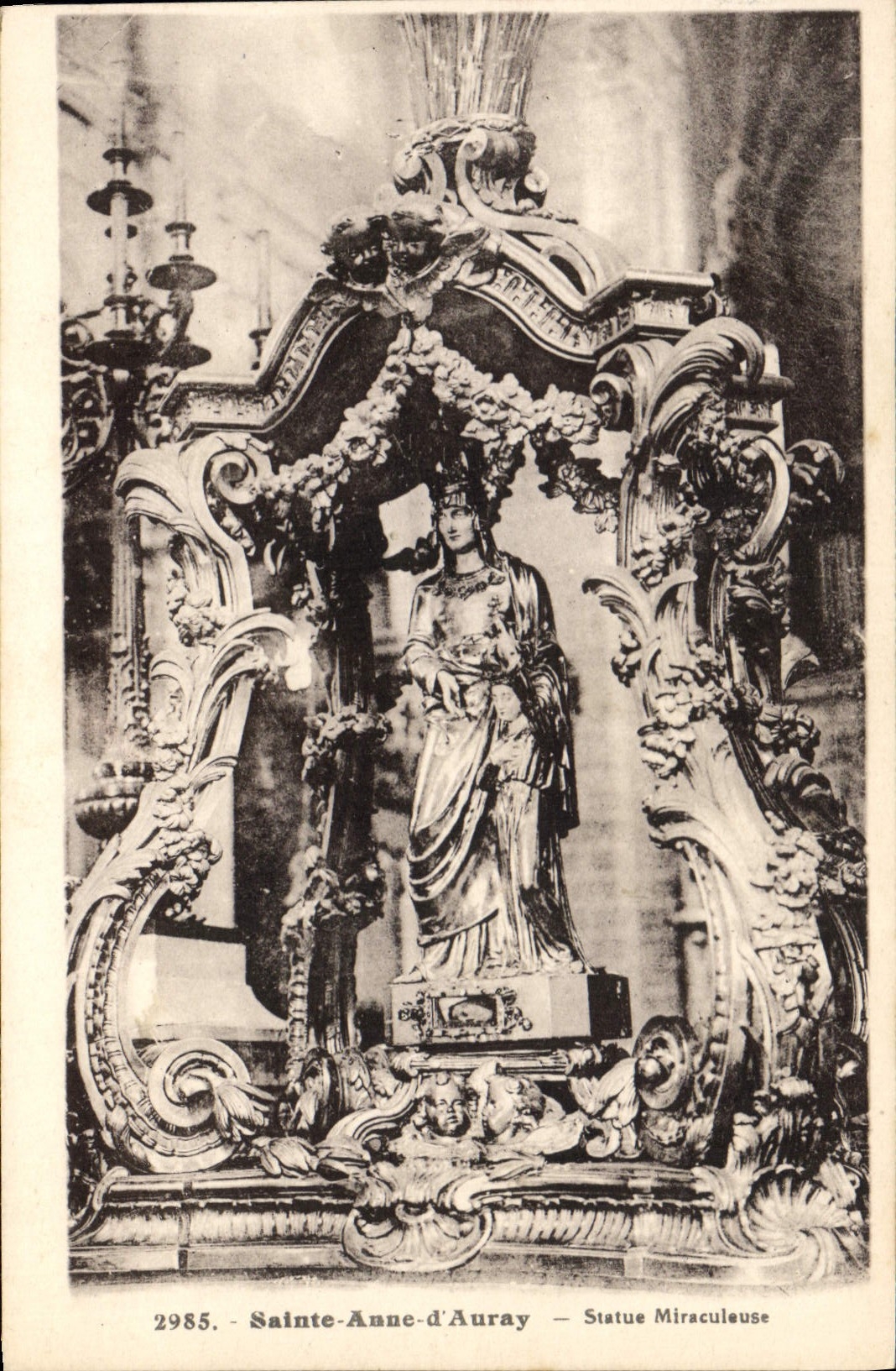 Sainte-Anne-d'Auray — Statue Miraculeuse — Éditeur Laurentin, n° 2985