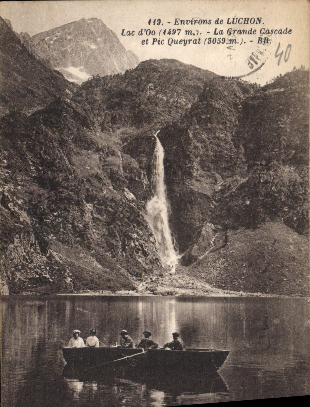 Environs de LUCHON — Lac d'Oo et Pic Queyrat — BR 40