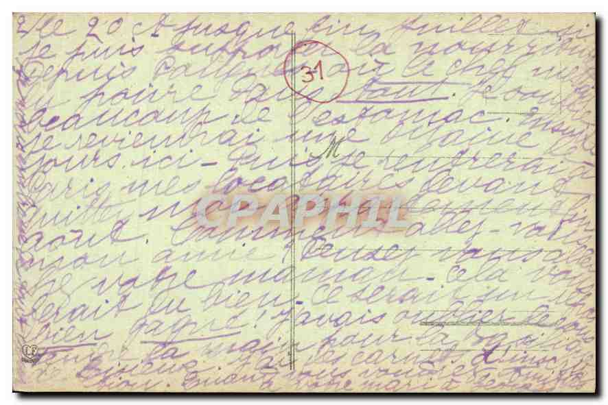 CPA Toulouse Musee des Augustins L'Un des Cotes du Cloitre  — Verso