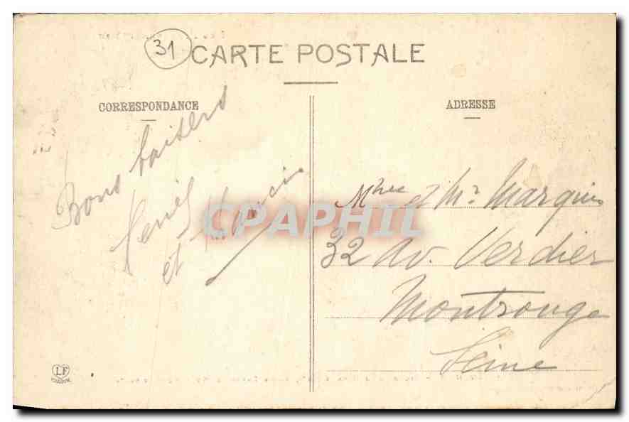 CPA Luchon  — Rückseite