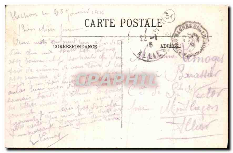 Luchon — La Brèche au Port de Venasque — Vue sur la Maladetta — LL. Selectia — Verso