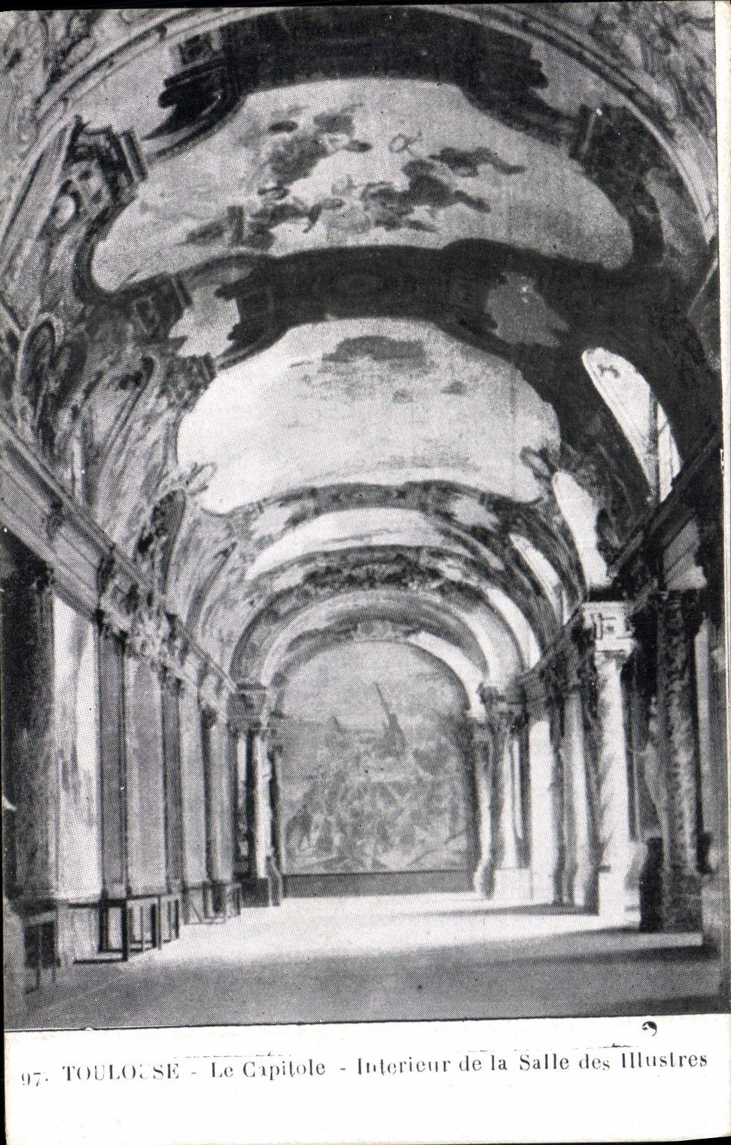 Toulouse - Le Capitole - Intérieur de la Salle des Illustres — Édition J. Longi-Béchel, n°97