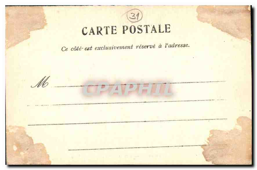 CPA Toulouse Salle des Illustres  — Rückseite