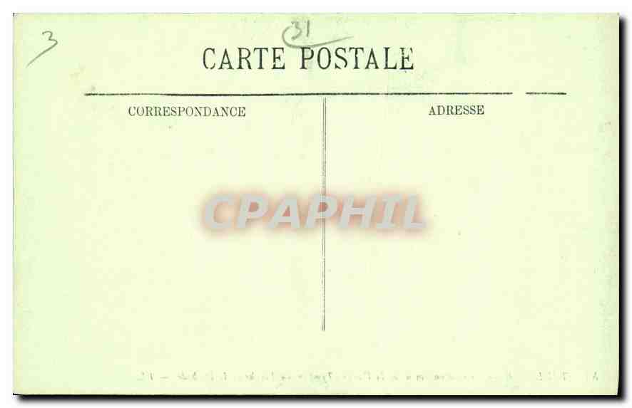 CPA Toulouse Le Couronnement de la Vierge Tympan du Porche de la Dalbade  — Verso