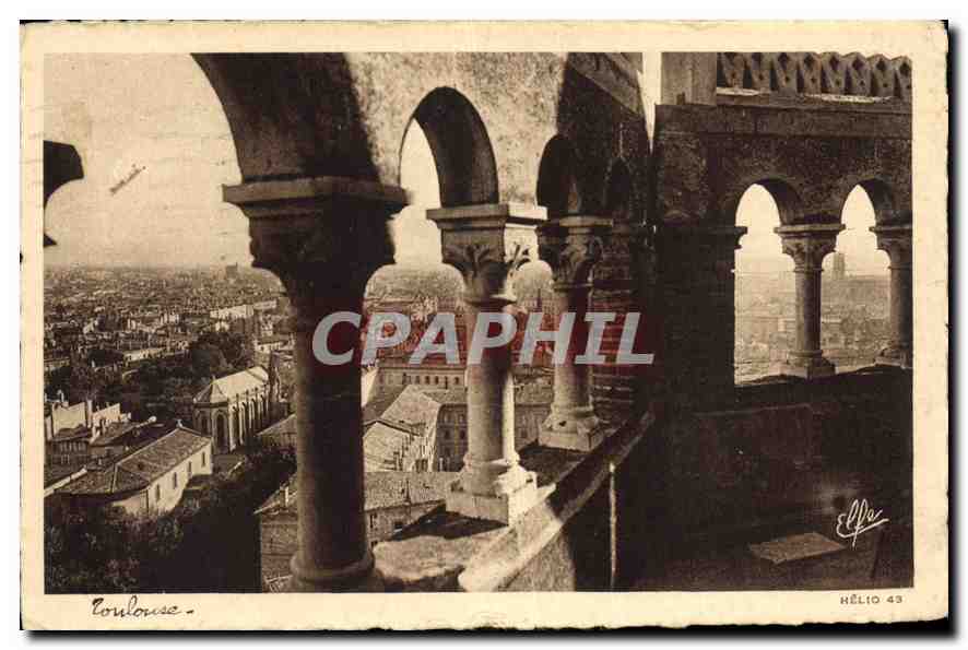 CPA Toulouse Panorama Sur Toulouse prise du Clocher de Saint Sernin  