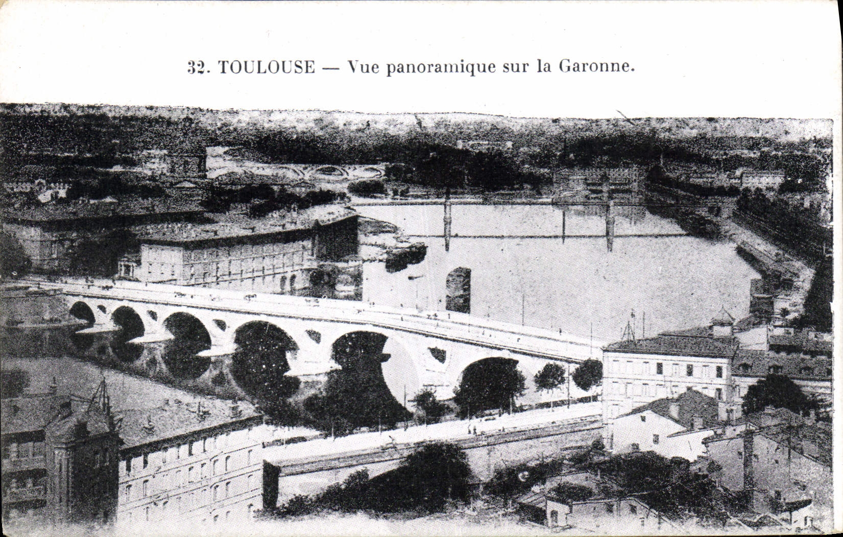 Toulouse — Panoramablick auf die Garonne — Édition J. Longi Béchel, n°32