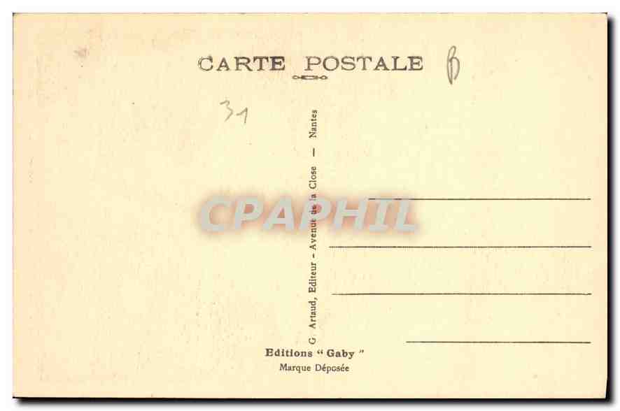 CPA Toulouse La Cathedrale St Etienne  — Rückseite